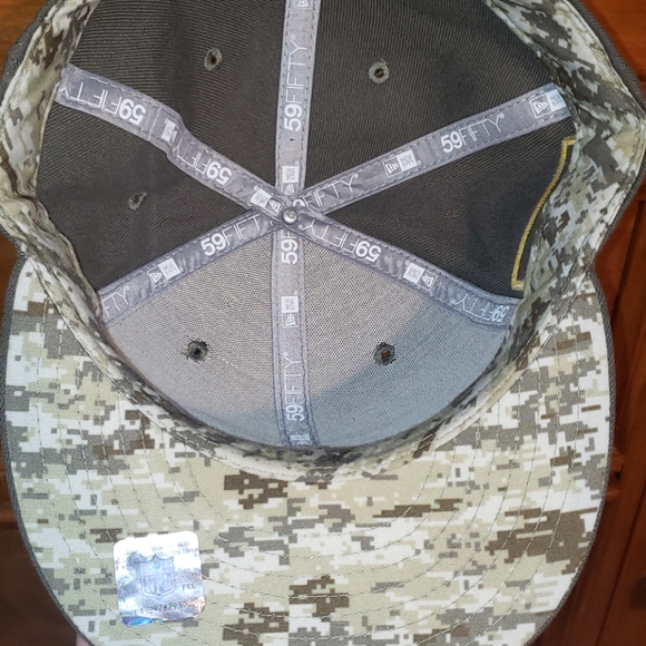New NFL Dallas Cowboys Salute The Troops Hat 7.5 - Picture 5 of 6